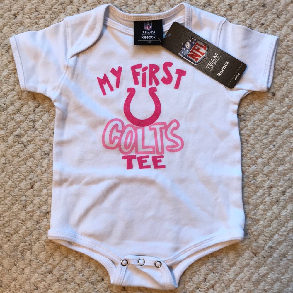 NWT 3/6 Months “My first Colts tee” Onesie